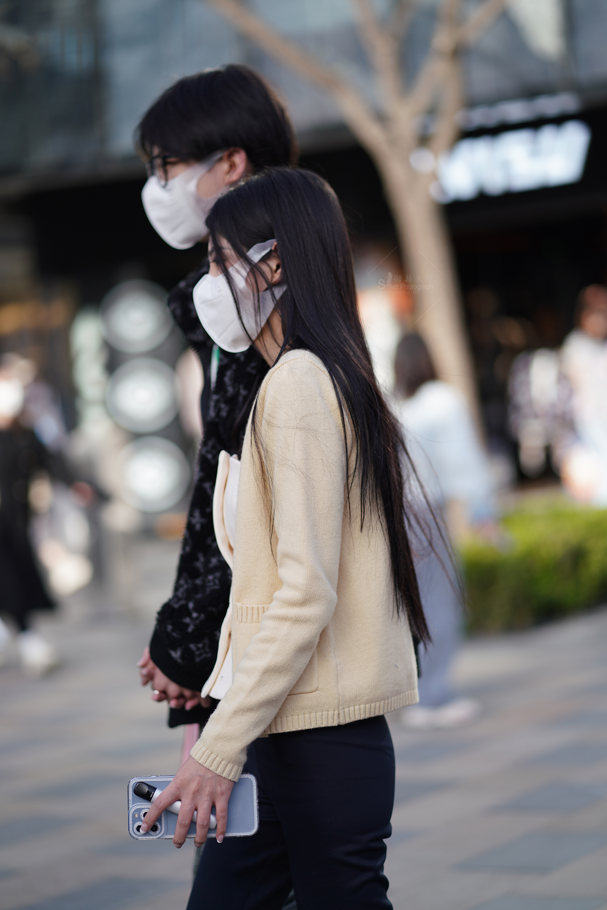 户外街拍靓女·高跟鞋，高清大图福利
