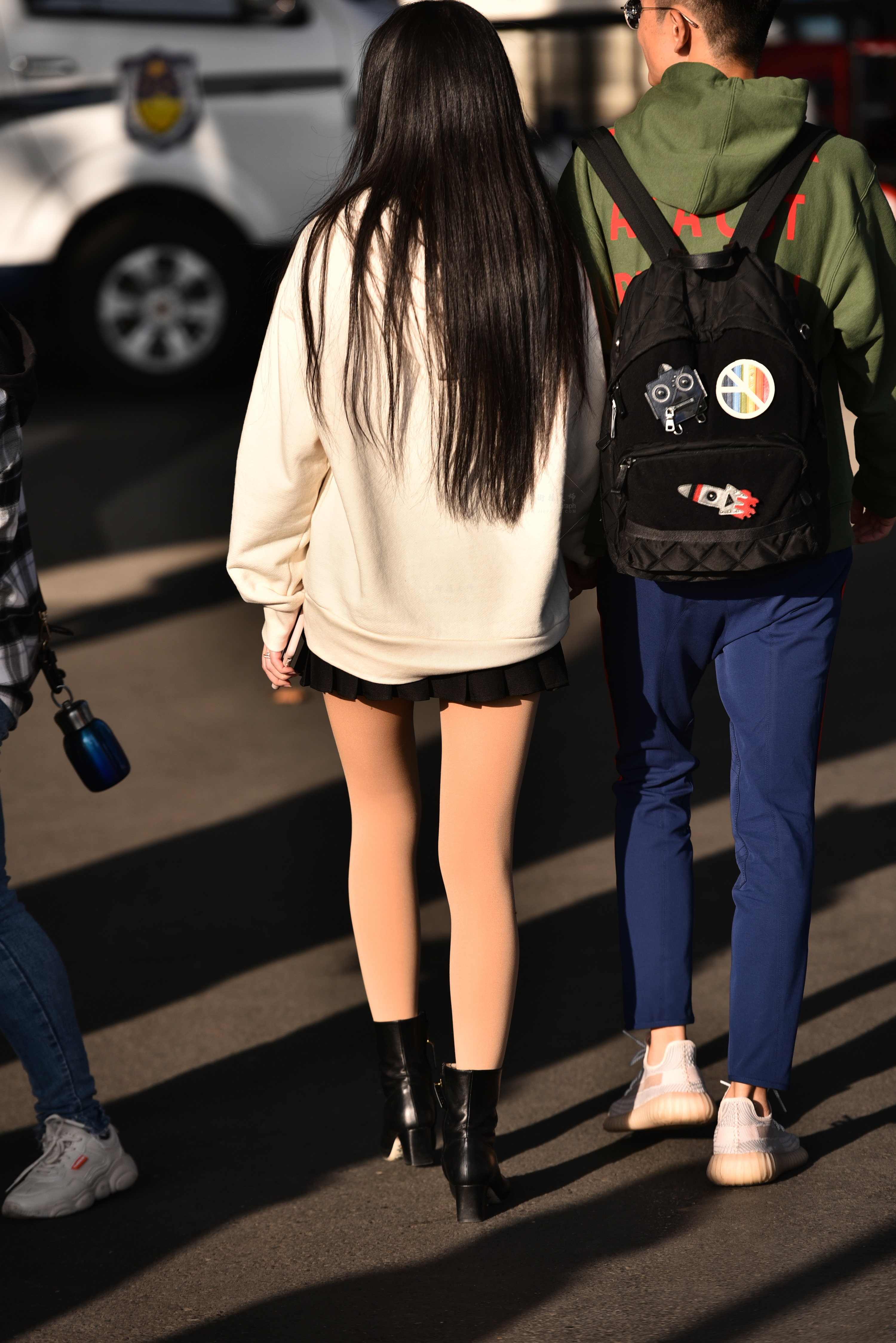 高清大图｜女孩肉丝，近距离拍高清实拍
