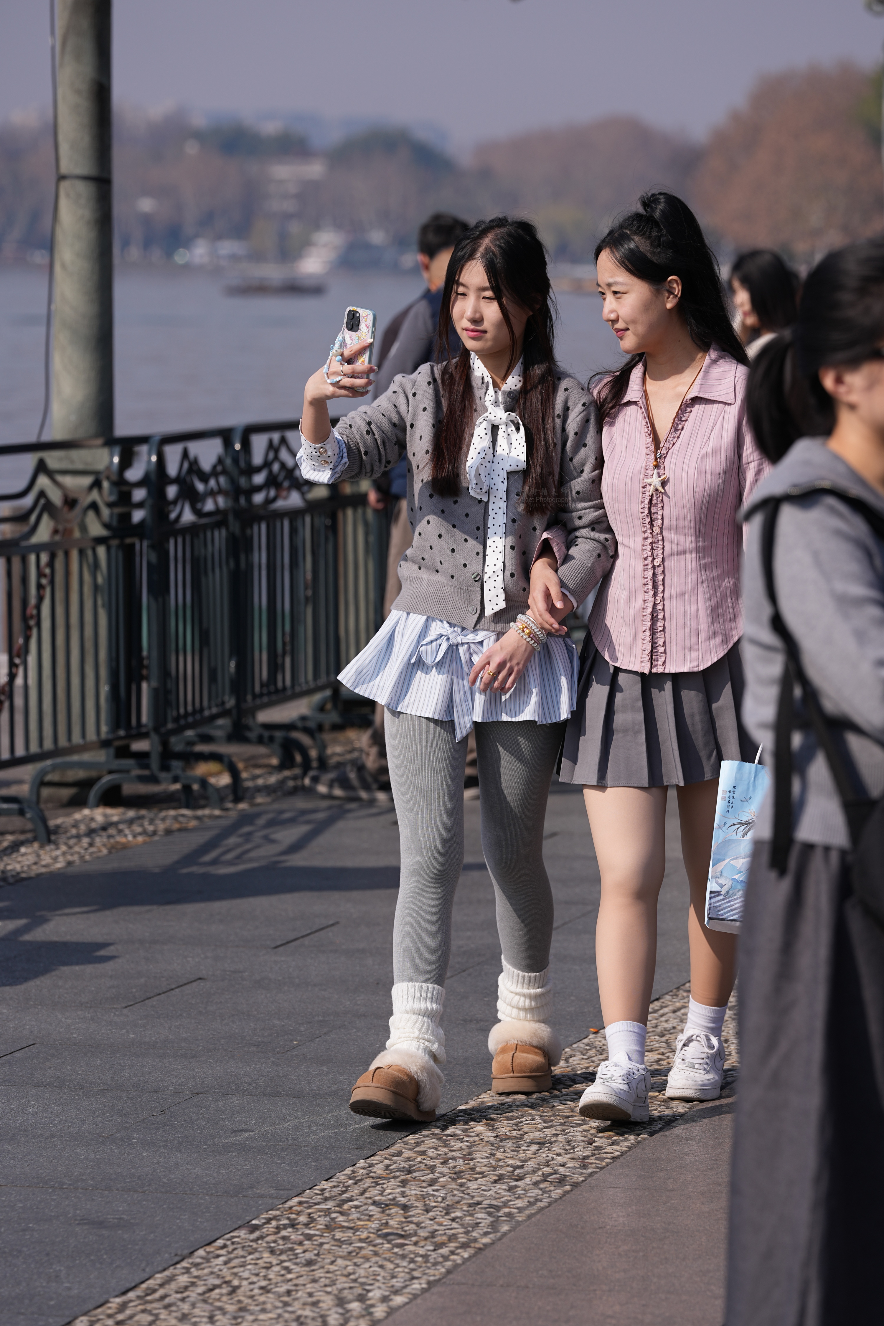 气质女生百褶裙